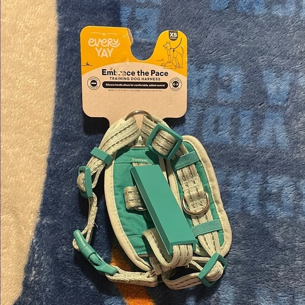 EveryYay Turquoise Dog Harness